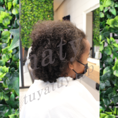 黒人ハーフ縮毛矯正